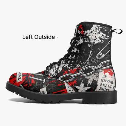 Death Club Leather Boots — product image 1