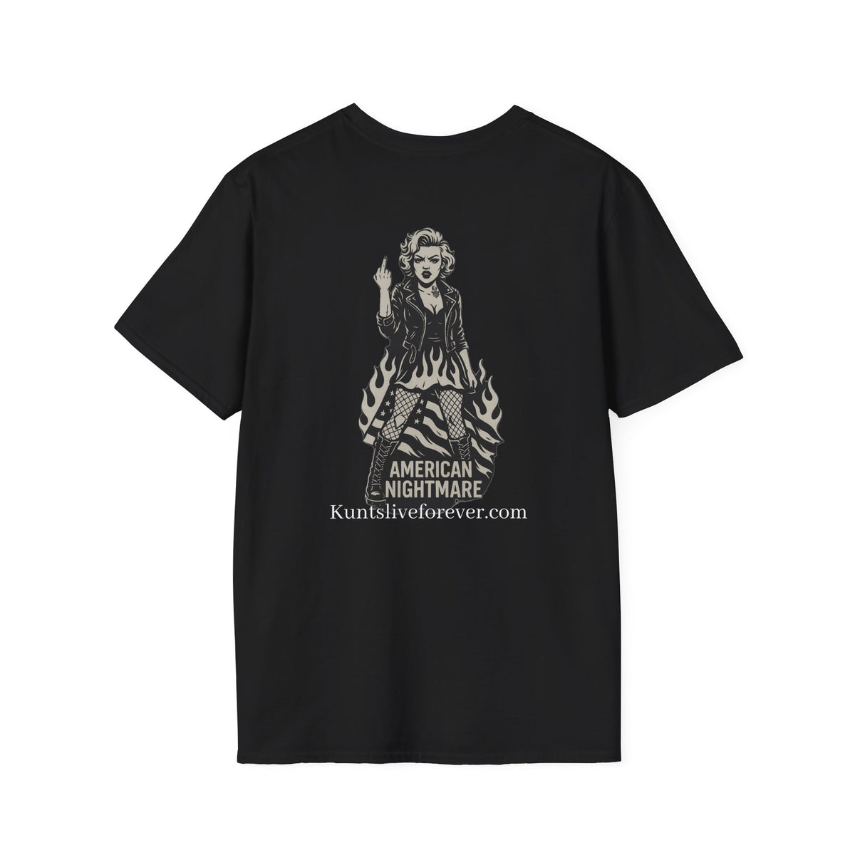 KLF Rebel American Nightmare graphic tee by Kunts Live Forever.
