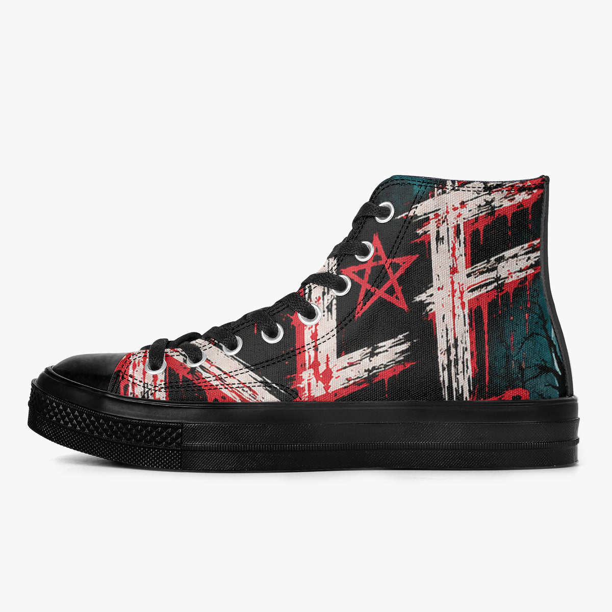KLF Dead End High Top Canvas Shoes — product image 2