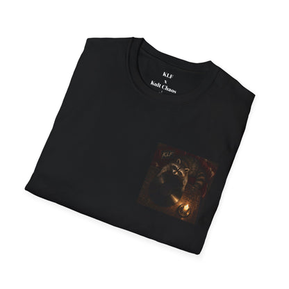 Play Something Fucked Up KLF × Kult Chaos punk music vinyl graphic tee mockup 4