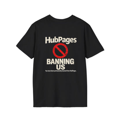 KLF Banned By Hub Pages black graphic tee product image