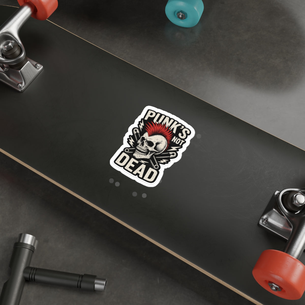 KLF “Punk’s Not Dead” Die-Cut Sticker | KLF Merch