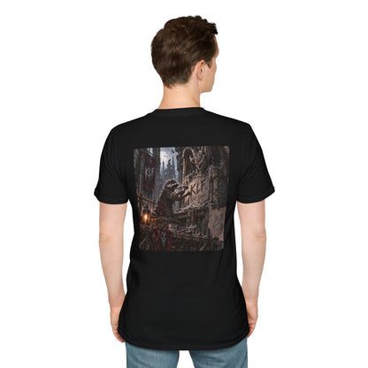 Same Shit Different Place blue collar dark humor graphic tee