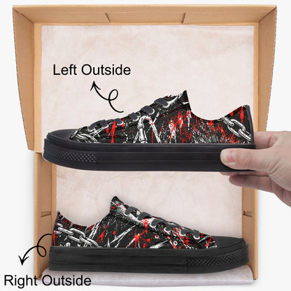 Rabid Raccoon Low Top Canvas Shoes — product image 2