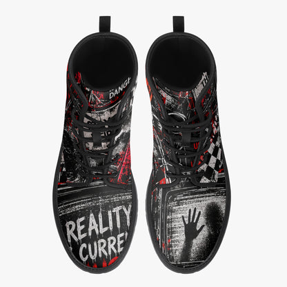 Reality Is Currently Unusual Leather Boots – product image 3