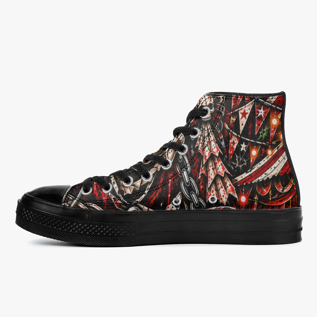 KLF Carnival of Chaos High Top Canvas Shoes — product image 8