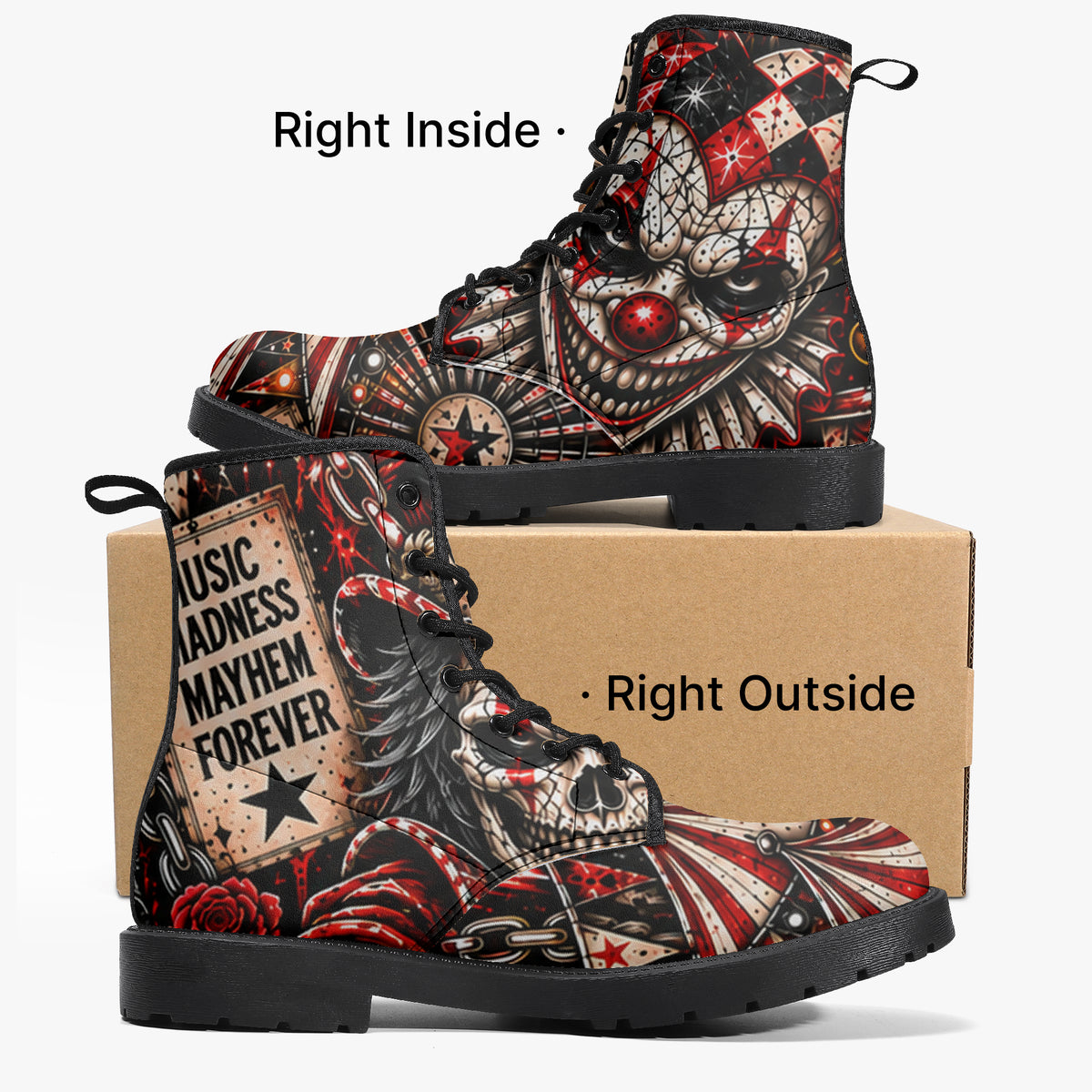 Carnival of Chaos Leather Boots — product image 5