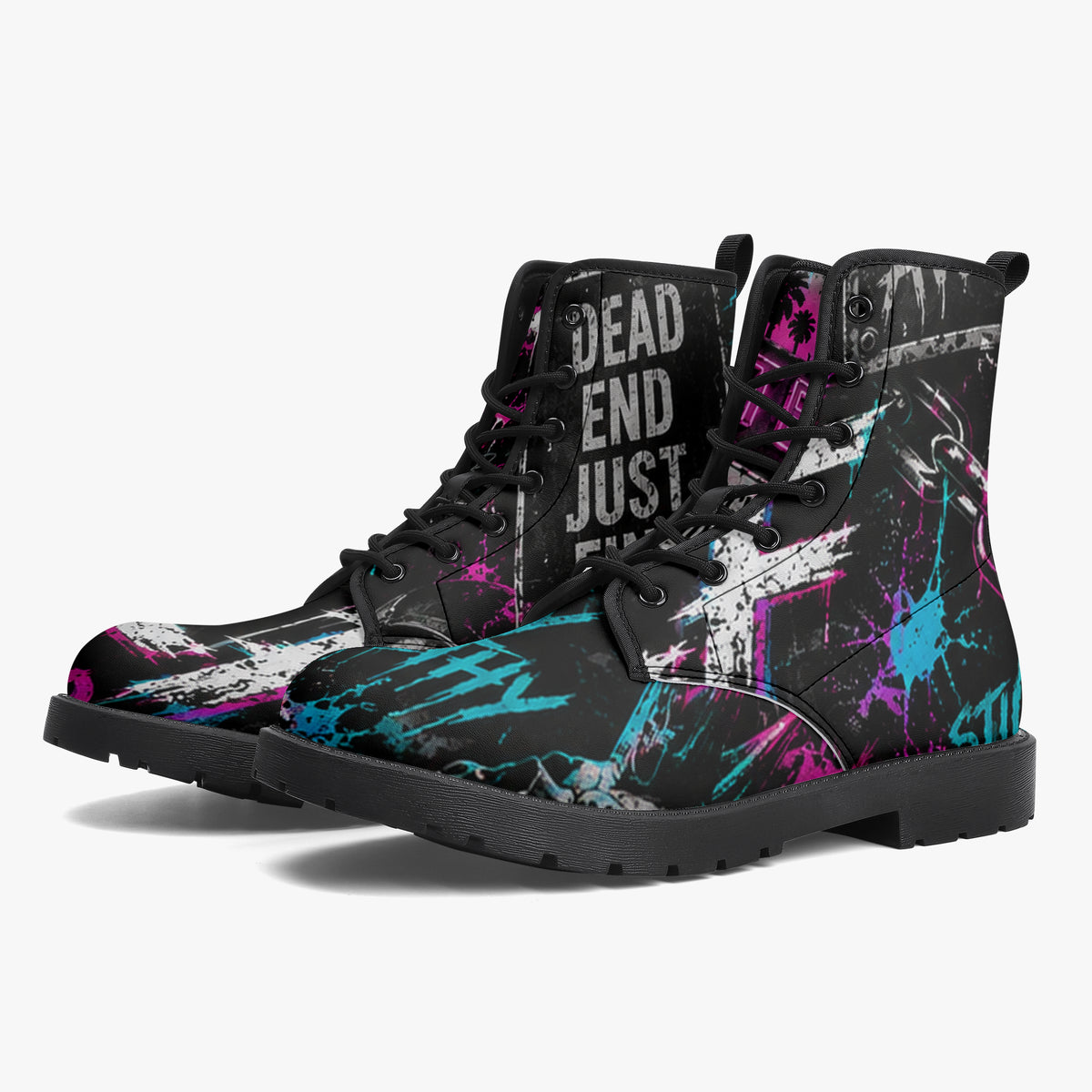 After Dark Leather Boots — product image 1
