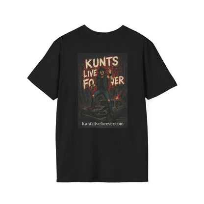KLF Rebel Roadkill Riot graphic tee by Kunts Live Forever.