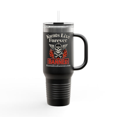 KLF 40oz Banned Tumbler - Kunts Live Forever