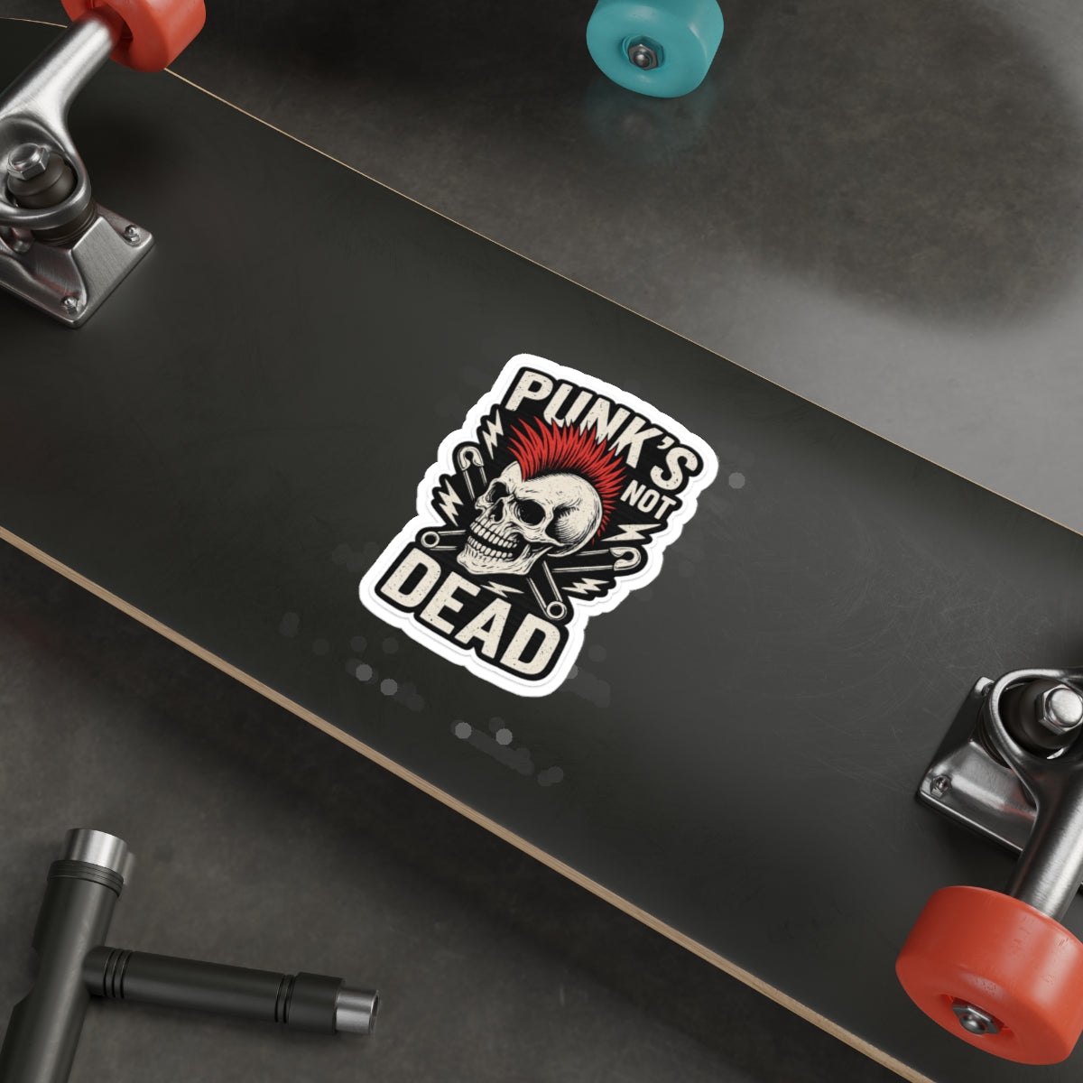 KLF “Punk’s Not Dead” Die-Cut Sticker | KLF Merch