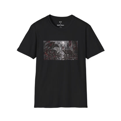 Wrong Fucking Neighborhood dark fantasy raccoon shirt mockup