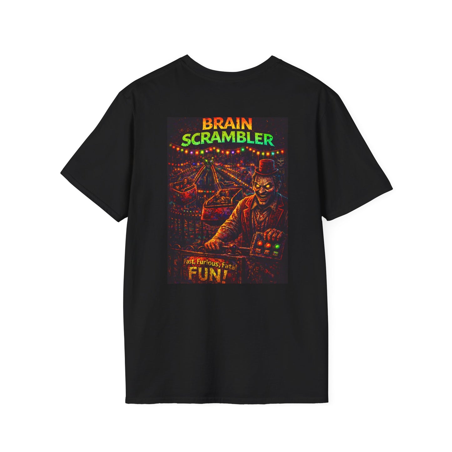 KLF “Brain Scrambler” Tee | Carnival of Chaos – Freakshow Expansion | KLF Merch