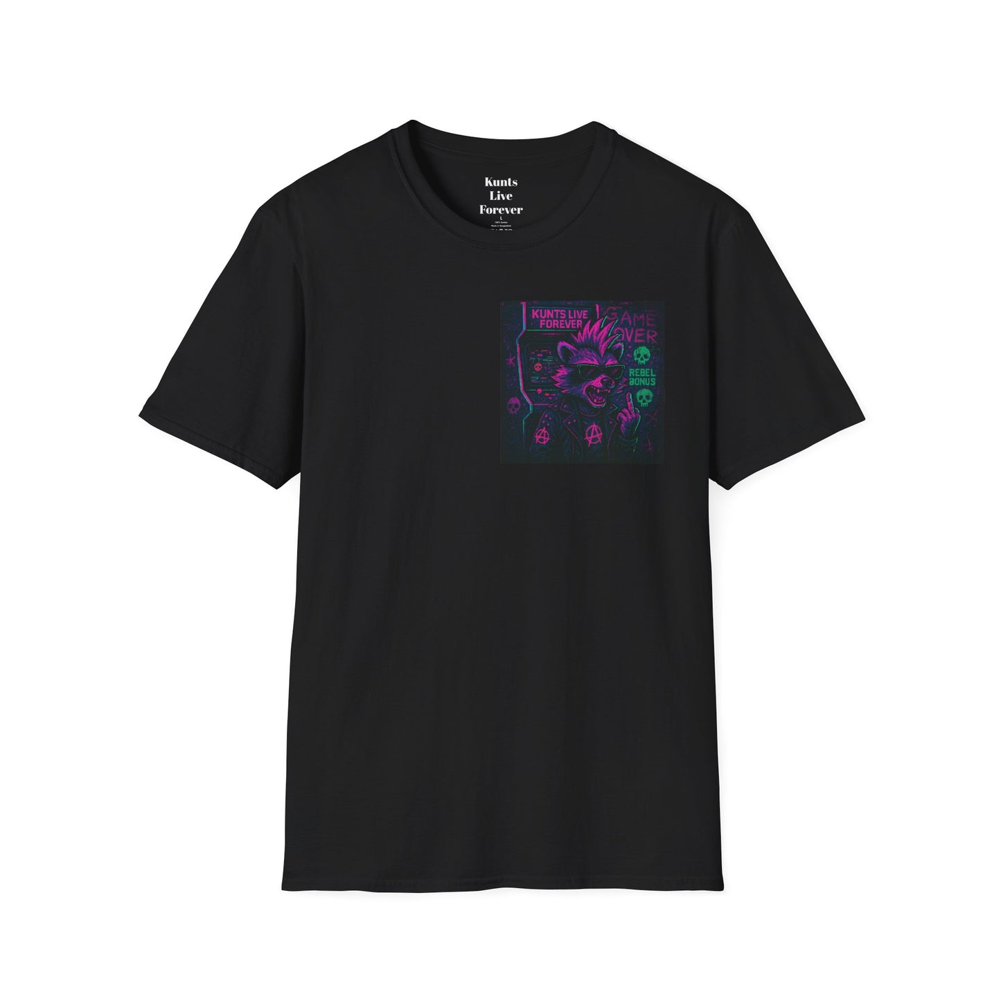 Punk streetwear tee by KLF.