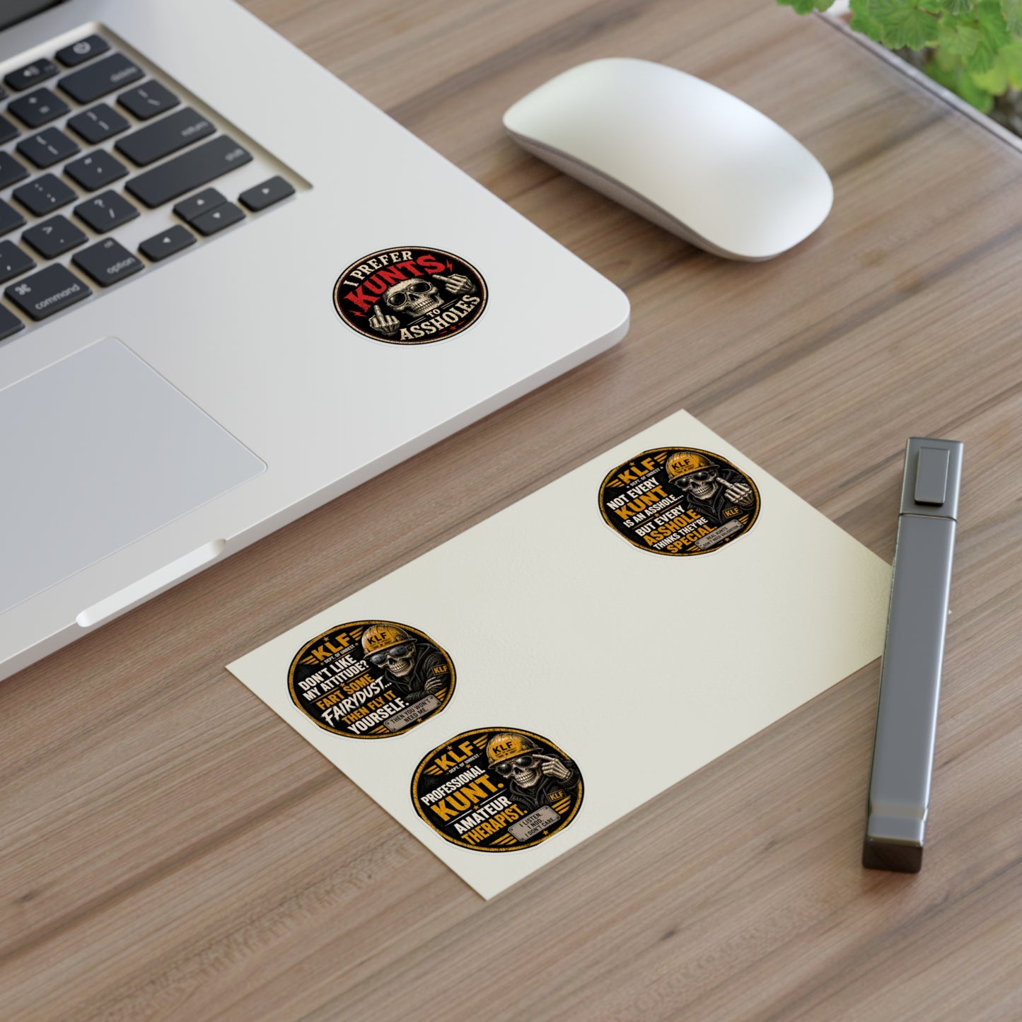 KLF “Zero Filter” 4-Pack Sticker Bundle | Dept. of Adhesive Warfare | KLF Merch