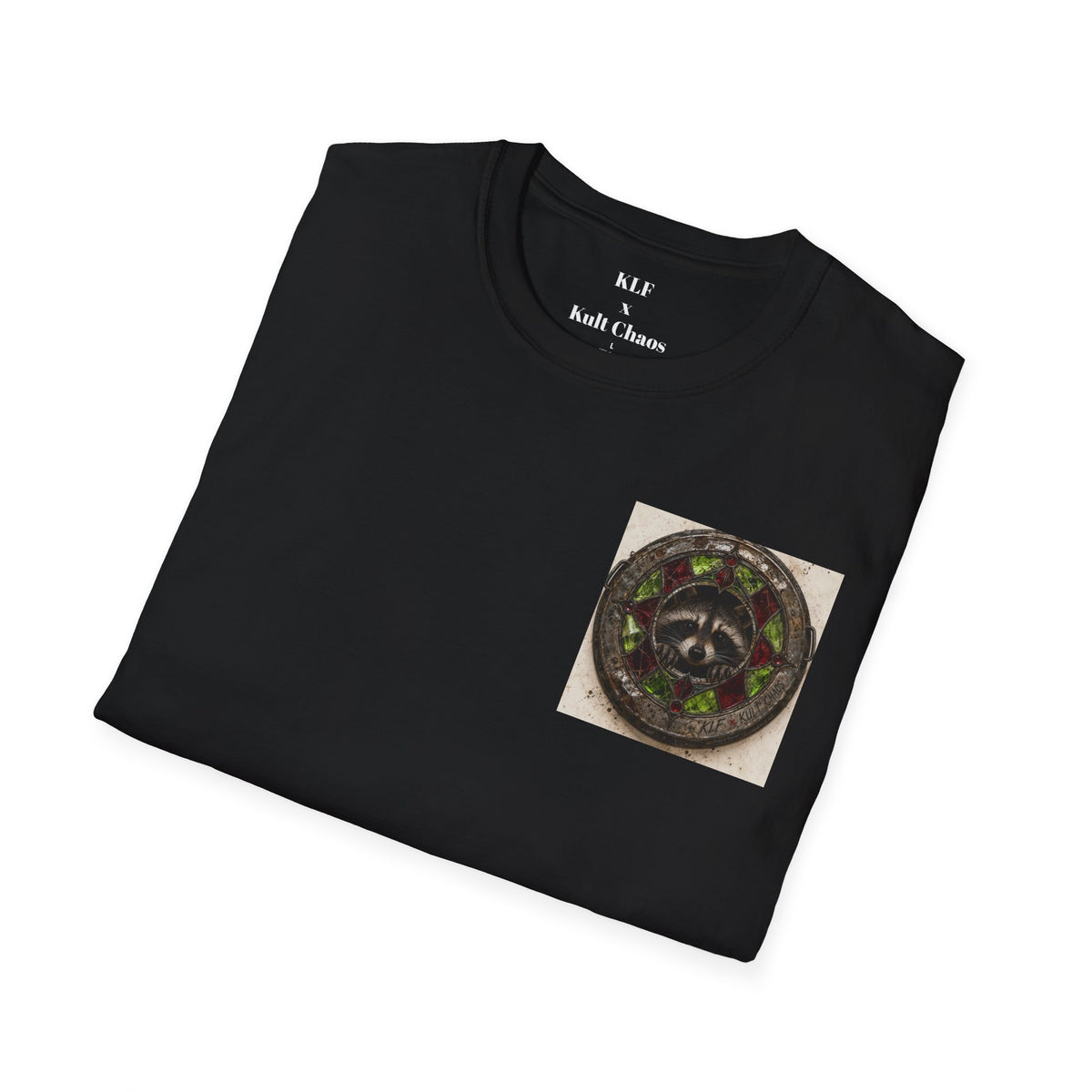 Wrong Side of the Glass gothic stained-glass portal shirt