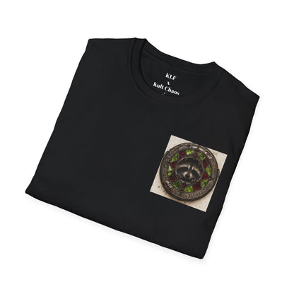 Wrong Side of the Glass gothic stained-glass portal shirt