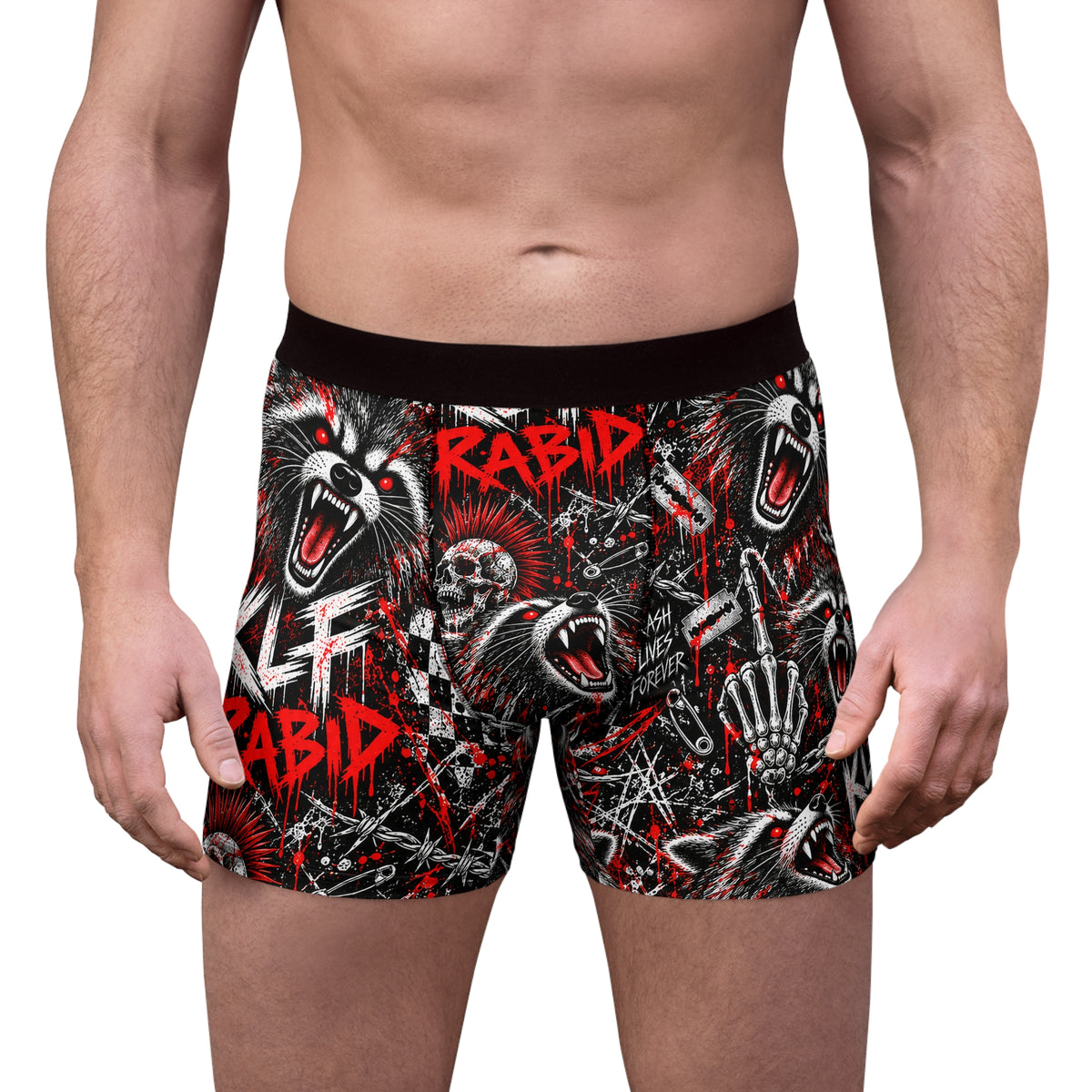 Rabid Raccoon Boxer Briefs — KLF product image 1