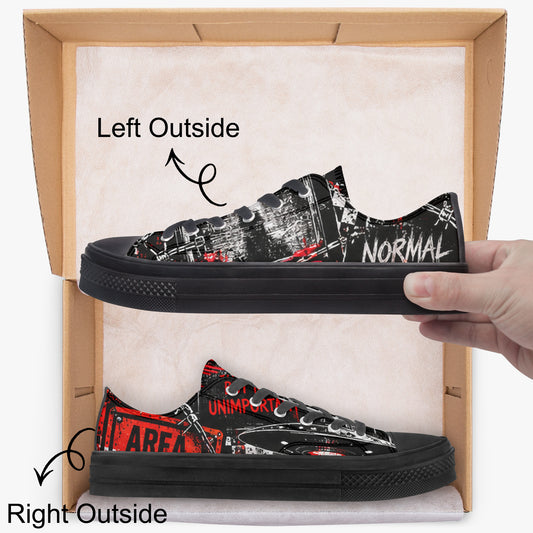 Reality Is Currently Unusual Low Top Canvas Shoes – product image 2