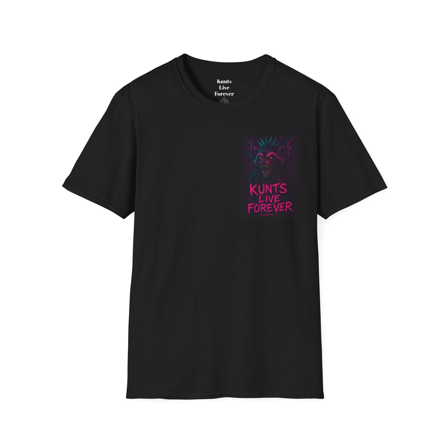 KLF "Neon Nightmare: The Rabid Raccoon Reigns" Tee | KLF Streetwear