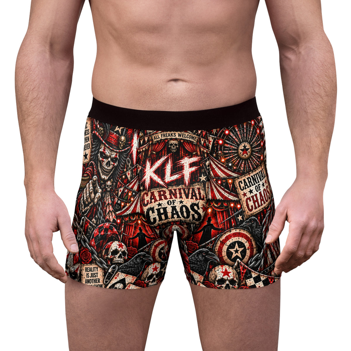 Carnival of Chaos Men's Boxer Briefs — KLF product image 1
