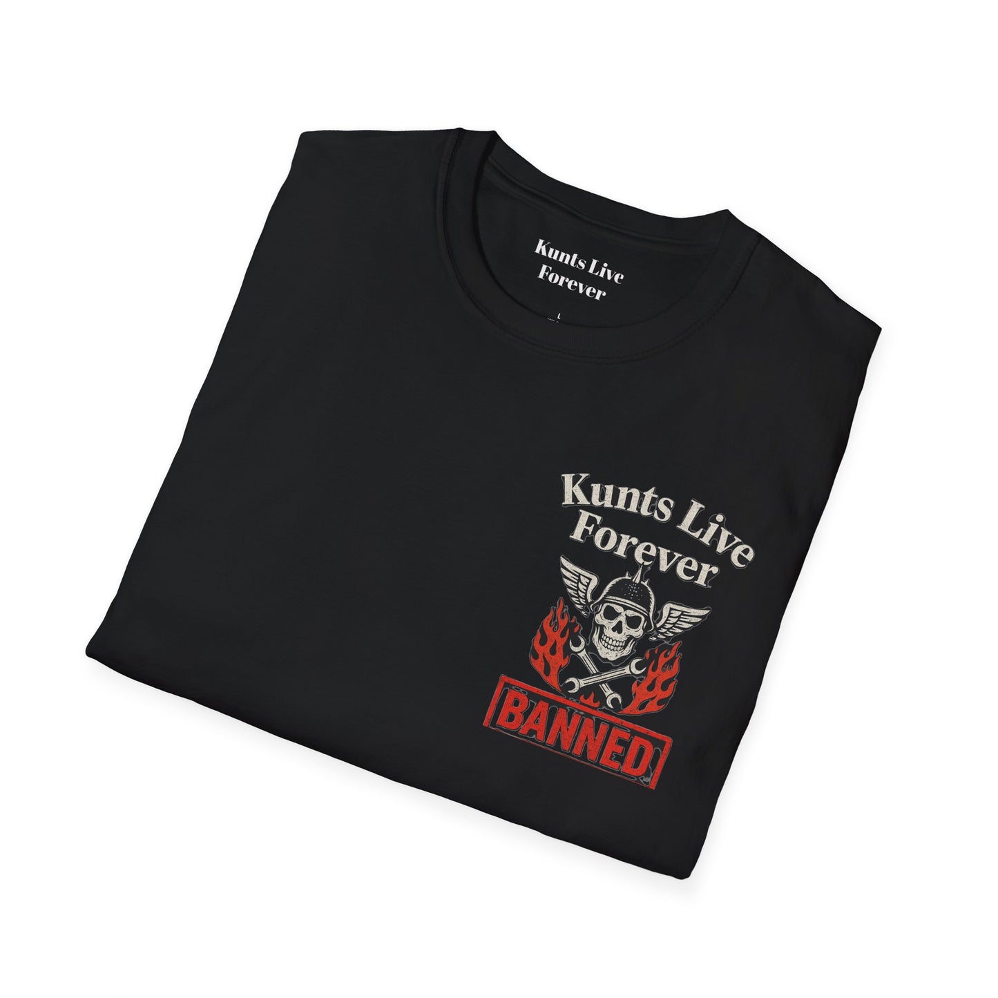 Punk streetwear tee by KLF.