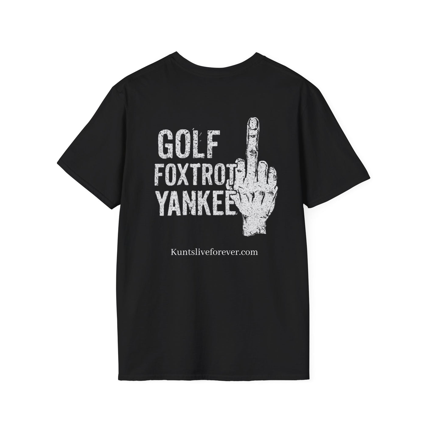 KLF “Veteran KUNTS "Golf Foxtrot Yankee"” Tee | KLF Streetwear - Kunts Live Forever