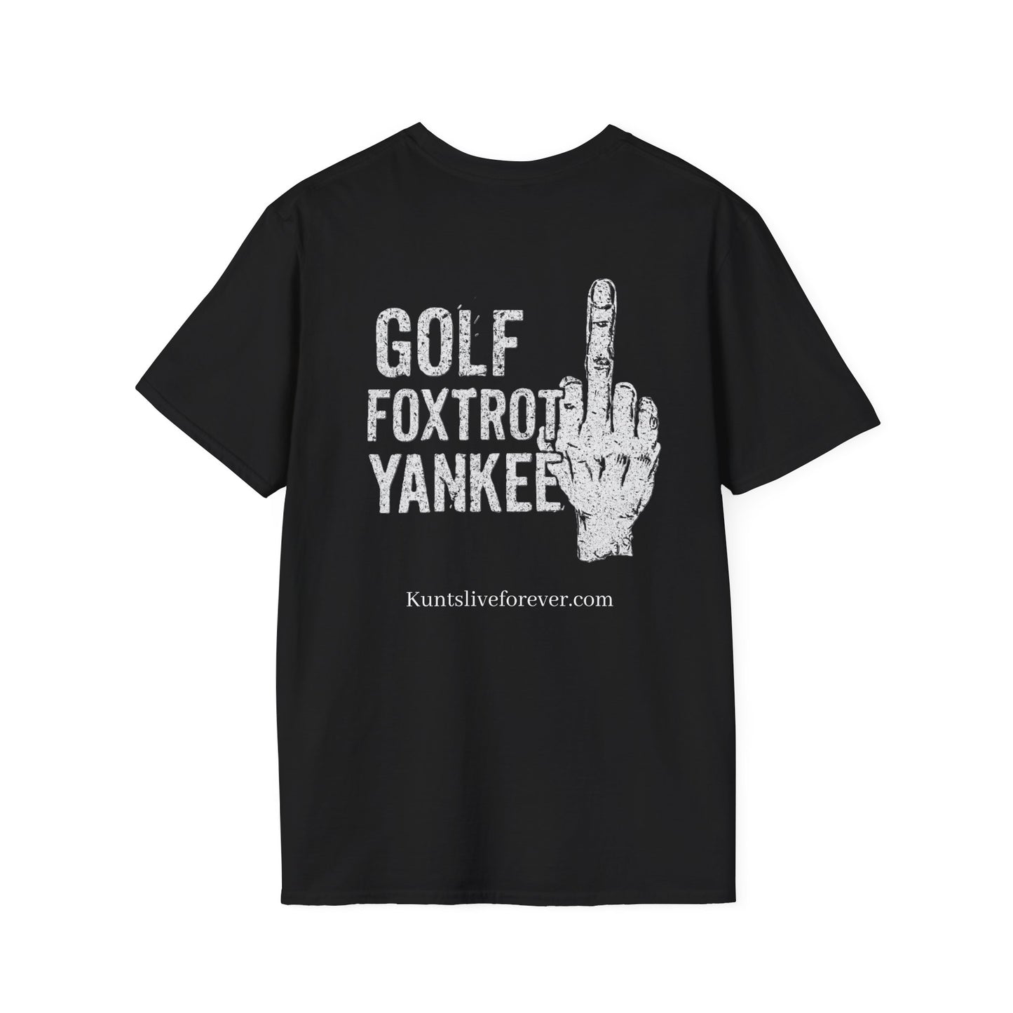 KLF “Veteran KUNTS "Golf Foxtrot Yankee"” Tee | KLF Streetwear - Kunts Live Forever