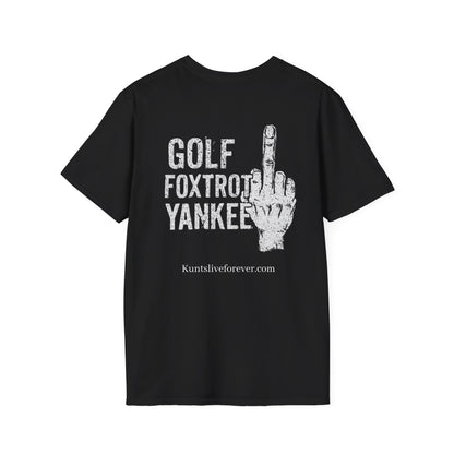 KLF “Veteran KUNTS "Golf Foxtrot Yankee"” Tee | KLF Streetwear - Kunts Live Forever