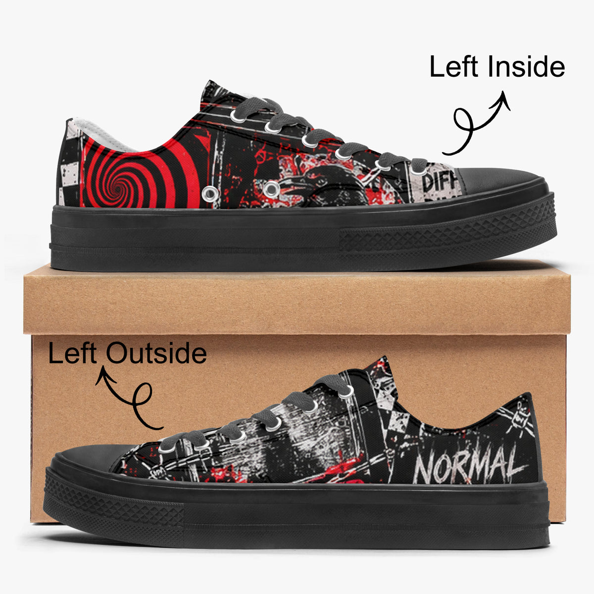 Reality Is Currently Unusual Low Top Canvas Shoes – product image 1