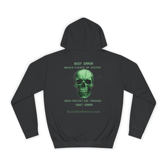 KLF "Protest.EXE Crashed" Hoodie | KLF Streetwear – punk streetwear tee by KLF.