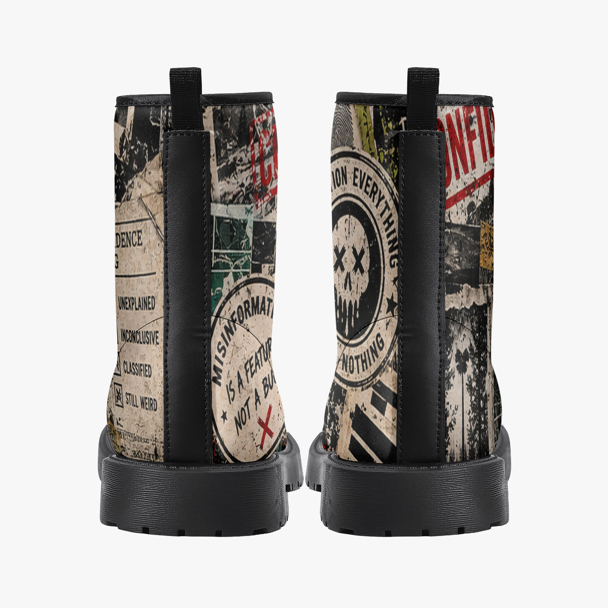 KLF Department of Unexplained Bullsh*t Leather Boots — product image 4