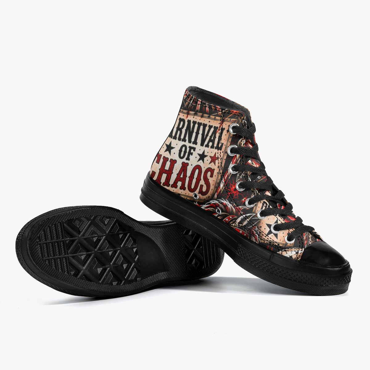 KLF Carnival of Chaos High Top Canvas Shoes — product image 7
