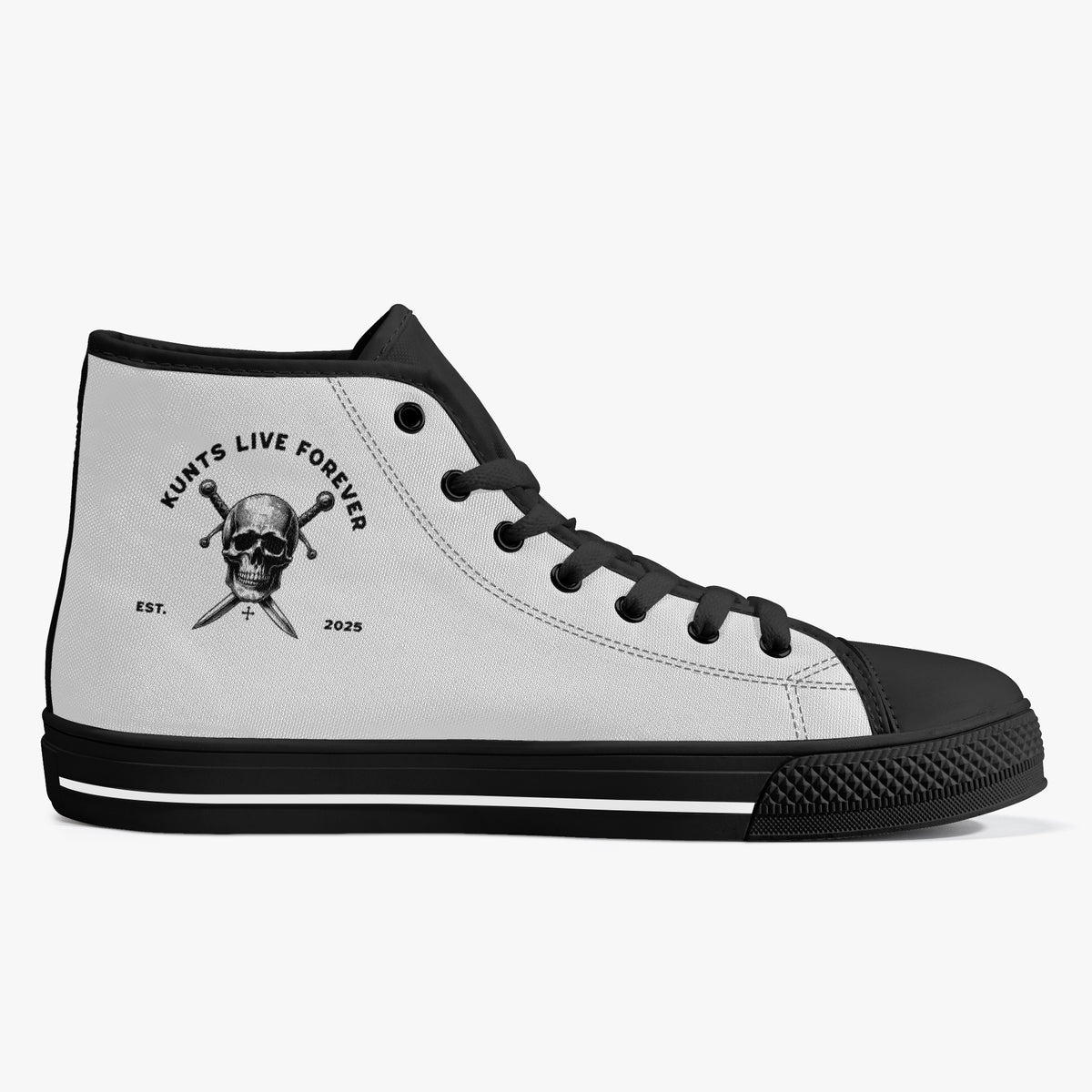 KLF “Kunts High-Top Canvas” Shoes | KLF Streetwear — product image 2