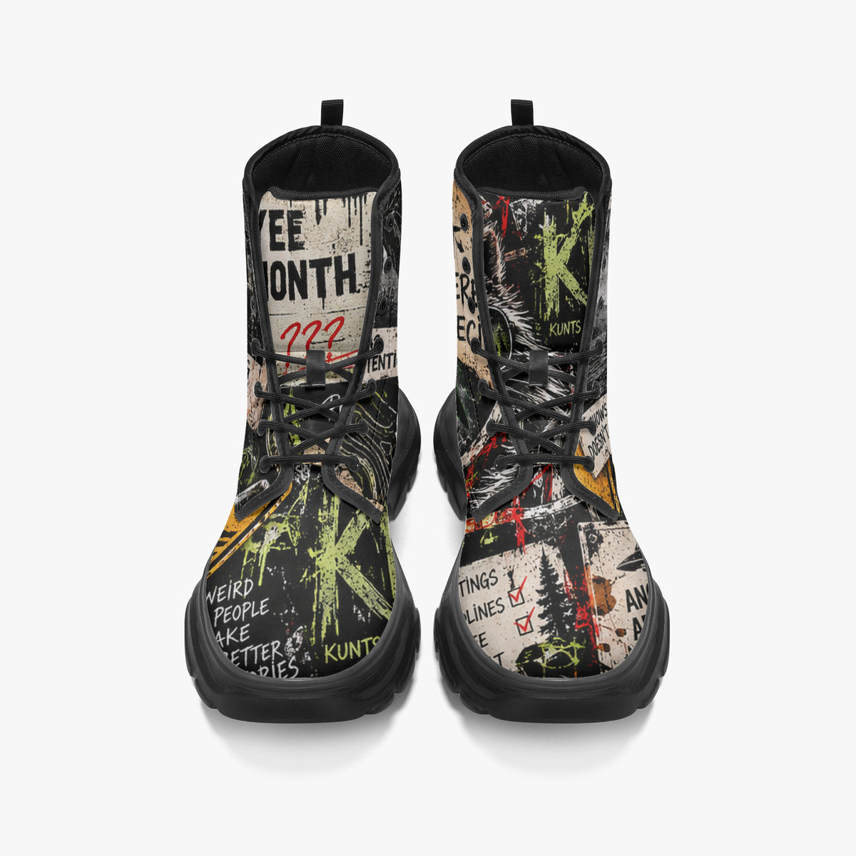 Cryptid Employee of the Month Chunky Leather Boots — product image 4