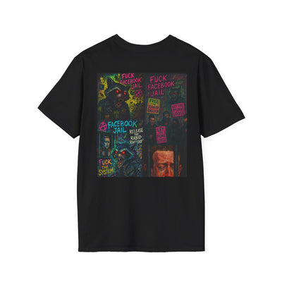 KLF "F*ck Facebook Jail" Tee - Kunts Live Forever