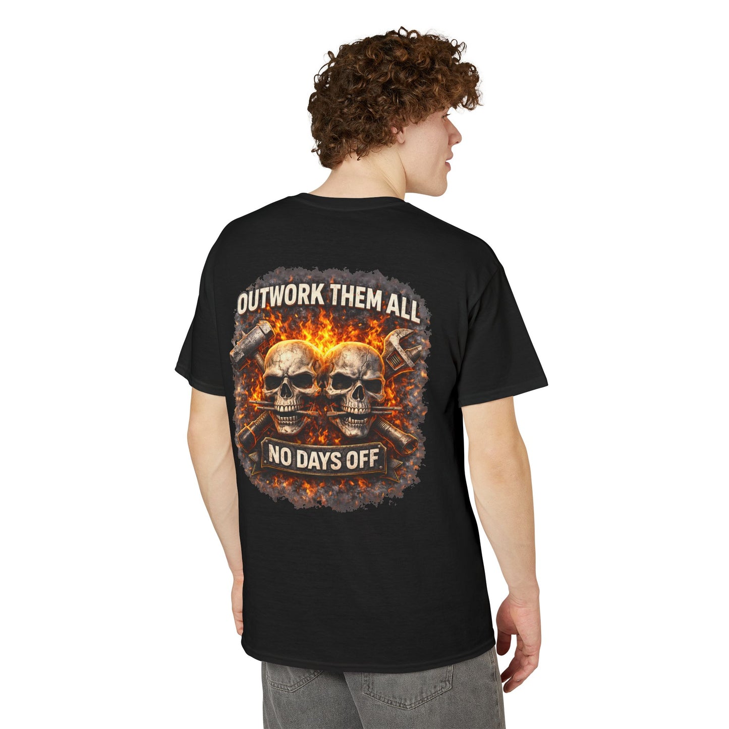 Outwork Them All Tee | KLF Punk Workwear