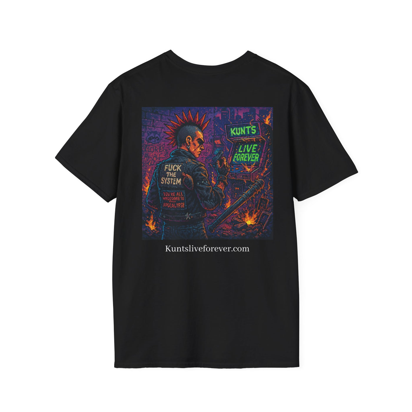 KLF "Live Forever” Tee | KLF Streetwear – punk streetwear tee by KLF.