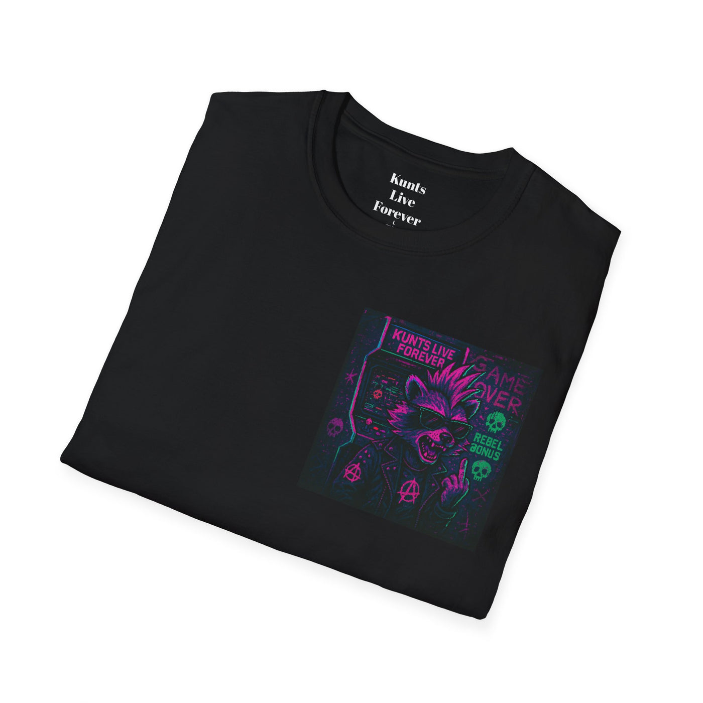 Punk streetwear tee by KLF.