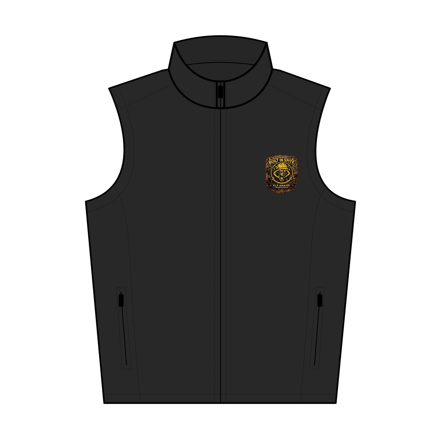 Built in Spite Soft-Shell Workwear Vest | KLF Brand Workwear