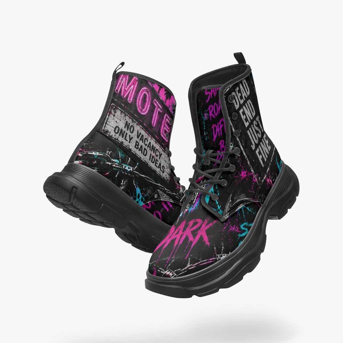 After Dark Leather Boots — product image 1