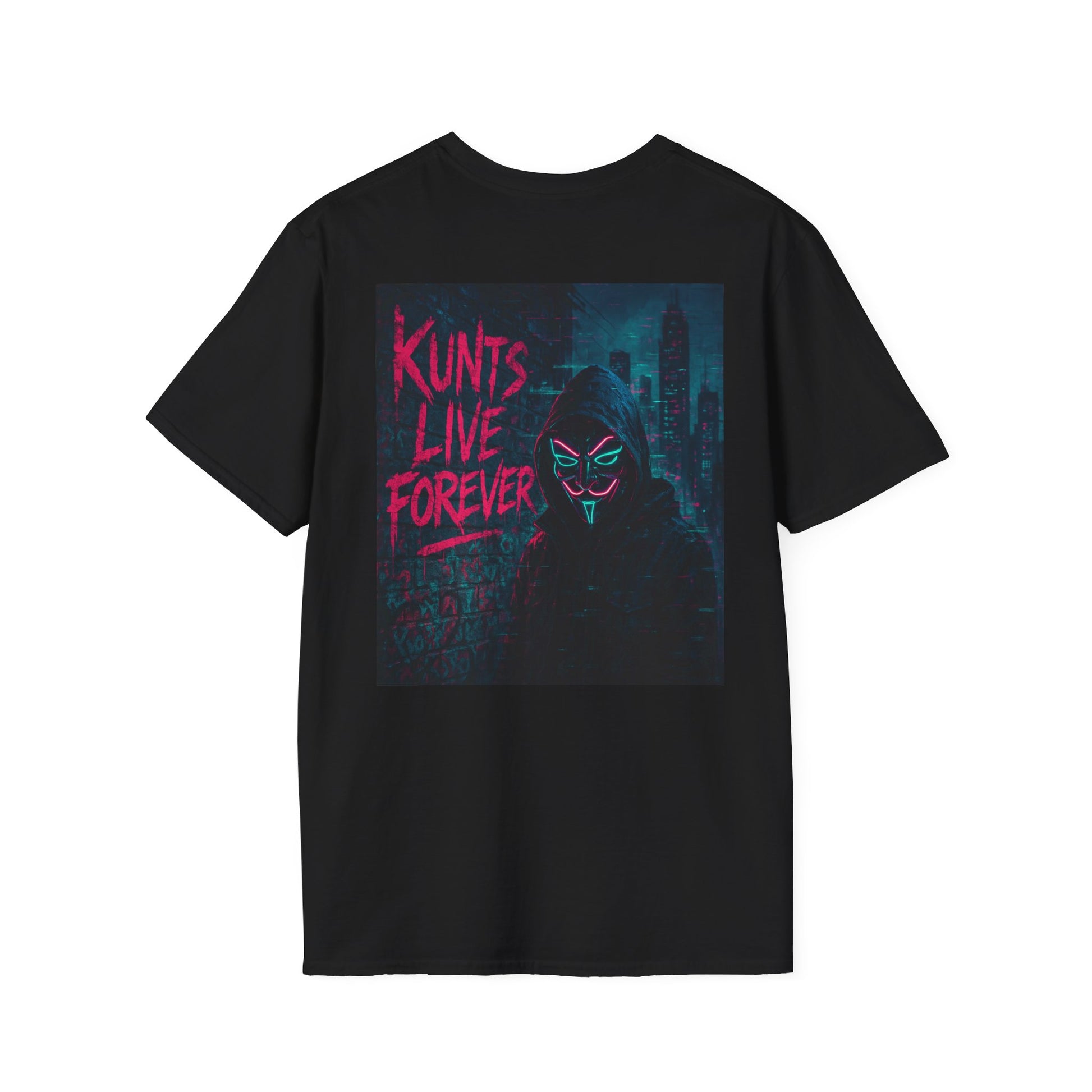 KLF "Cyberpunk Anarchist — Neon Rebellion Edition" Tee - Kunts Live Forever