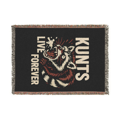 KLF “Rabid Racoon Woven" Blanket | KLF Streetwear