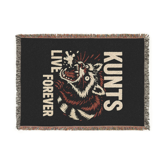 KLF “Rabid Racoon Woven" Blanket | KLF Streetwear