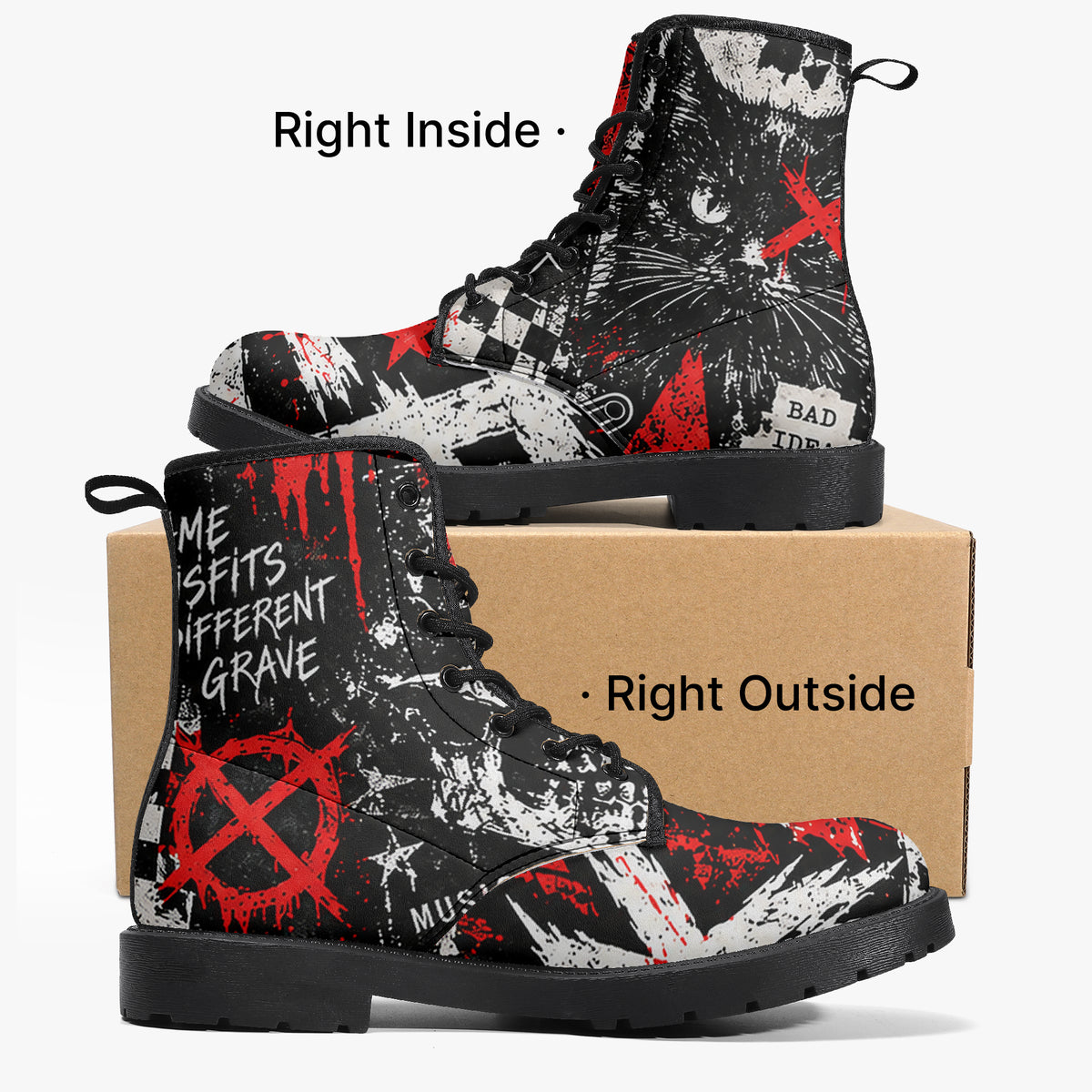 Death Club Leather Boots — product image 5