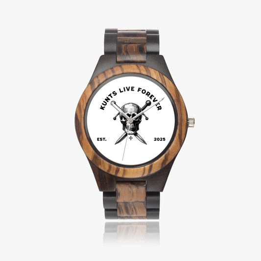 KLF “Indian Ebony” Wooden Watch | KLF Streetwear — product image 1