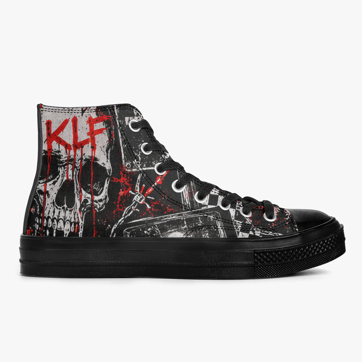 Reality Is Currently Unusual High Top Canvas Shoes – product image 1
