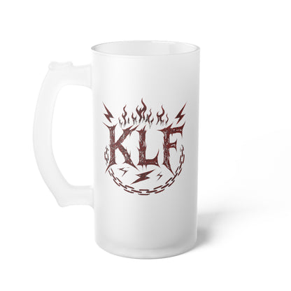 KLF “Custom Frosted Glass Rock & Roll" Beer Mug | KLF Streetwear