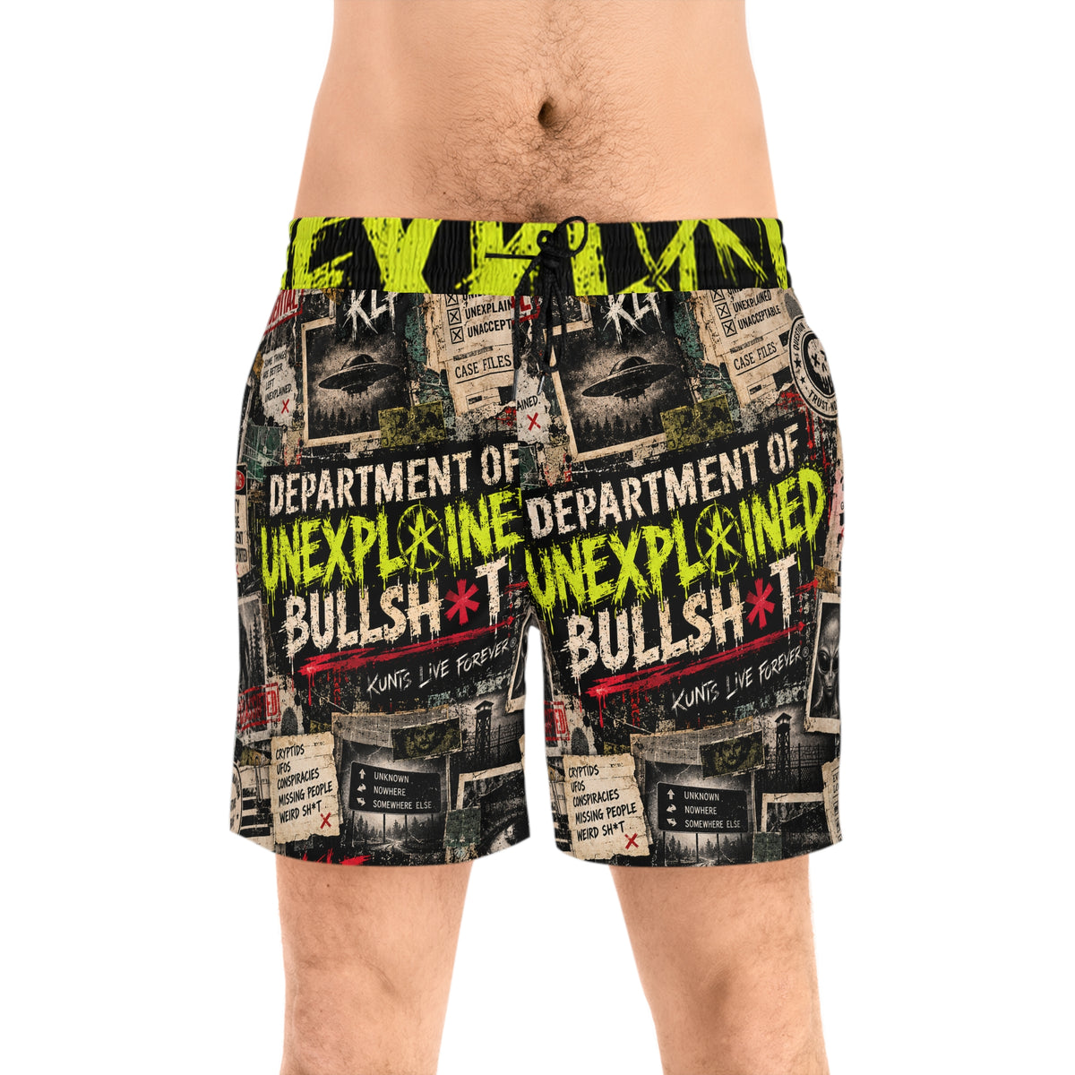 KLF Department of Unexplained Bullsh*t Swim Shorts — KLF product image 4