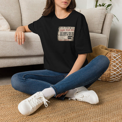 KLF Dept. of Unrest Case File #001 – This Economy Is What Built Rebellion in the First Place Tee | Anti-Corporate Punk Shirt
